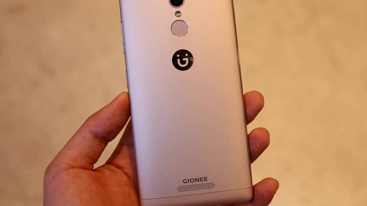 gionee s6s back view
